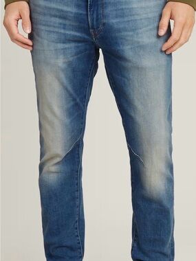 G-Star Slim Straight Faded Blue Jeans